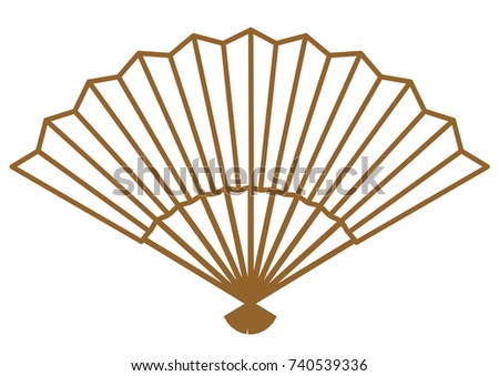 Japanese traditional fan 