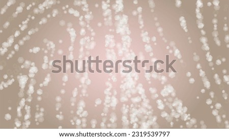 Abstract Vector Pink Background with Silver and White Light Spots. Magic Shiny Pastel Print. Baby Print. Romantic Bokeh Blurred Page Design for Women day. Gentle Stardust Pattern.