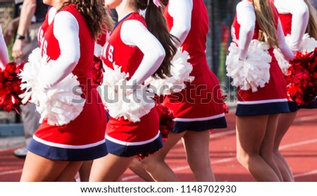 Cheerleader Rear Shot