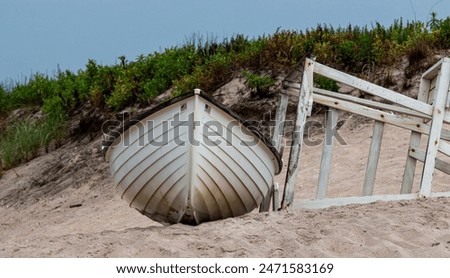 Similar – Foto Bild Zur Ruhe kommen. Düne Gras