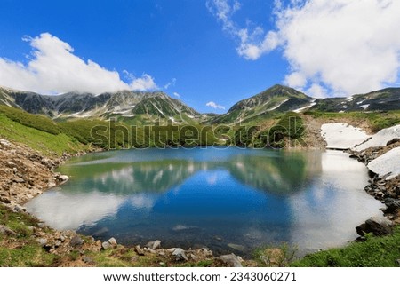 Image, Stock Photo Pond in the Alps Lake