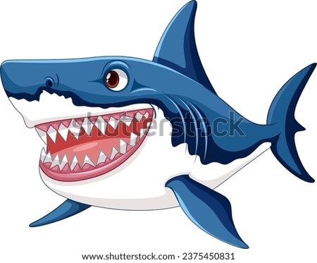 Smiling Shark Clipart | Free download on ClipArtMag