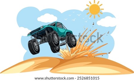 Similar – Jumping in Sand Dunes