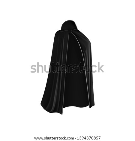 Mantle, cloak, cape. Vector illustration.