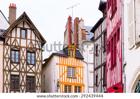 Timber framing houses in France, Orleans