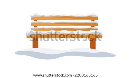 Similar – Image, Stock Photo snow bench Snow Winter