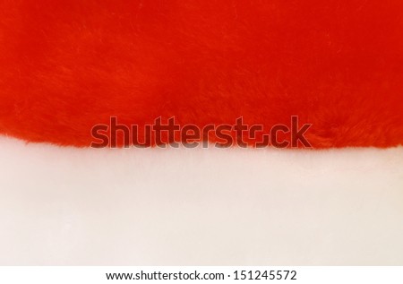Red and white background of fabric.