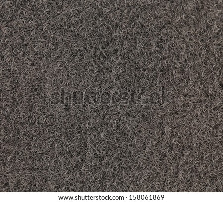 Background grey car mat set isolated on white