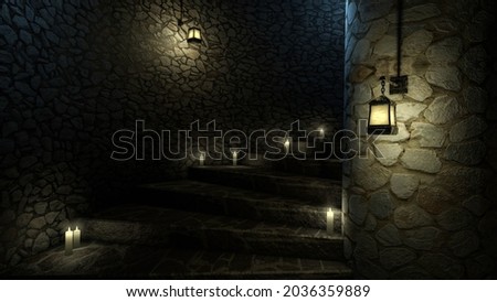 Similar – Foto Bild Schatten im Treppenhaus