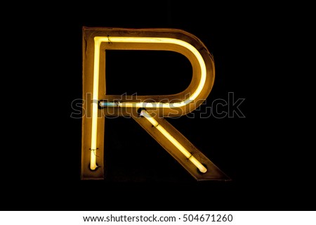 Similar – Image, Stock Photo old yellow illuminated letters POST on a house wall / post office