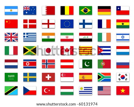 Mix Flags Stock Photo 60131974 : Shutterstock