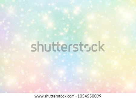 Pastel Cute Animated Galaxy Background