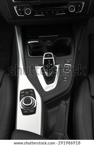 Gear shift automatic transmission drive control with park sensor