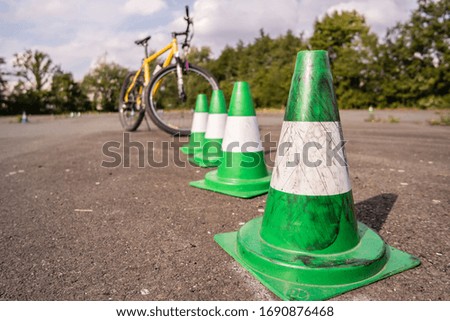 Similar – Foto Bild Fahrradübungsplatz fahrrad