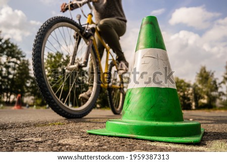 Similar – Foto Bild Fahrradübungsplatz fahrrad