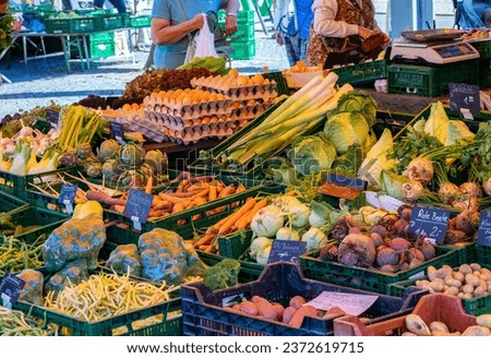 Similar – Image, Stock Photo Weekly market