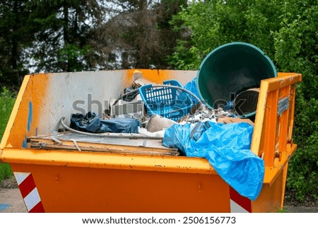 Similar – Image, Stock Photo Bulky waste on the roadside