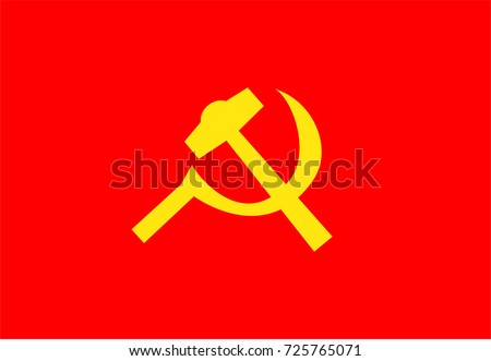 communist logo for flag, shirt