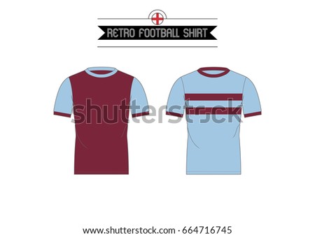 Classic Retro Football Shirt // English Club