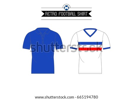 Classic Retro Football Shirt // Scottish Club
