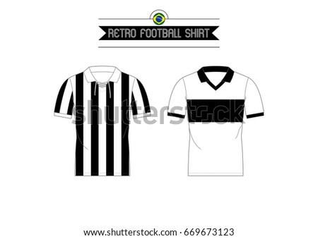 Classic Retro Football Shirt // Brazilian Club