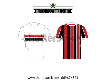 Classic Retro Football Shirt // Brazilian Club
