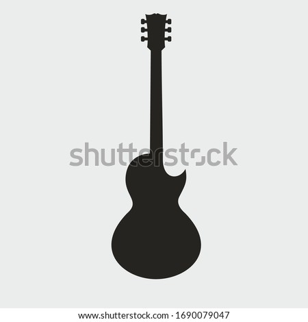 Guitar icon. design banner. Print