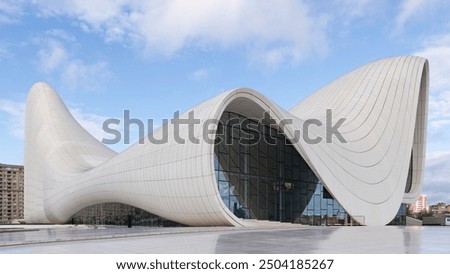 Similar – Image, Stock Photo the wave building Culture