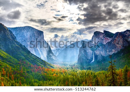 Yosemite Valley, Yosemite National Park 商業照片 © 