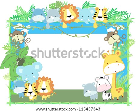 Animal Cartoon Clipart Free Baby Jungle Animals Clipart Stunning Free Transparent Png Clipart Images Free Download