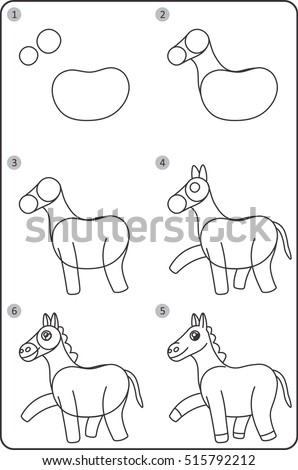 Horse Drawing Easy | Free download on ClipArtMag