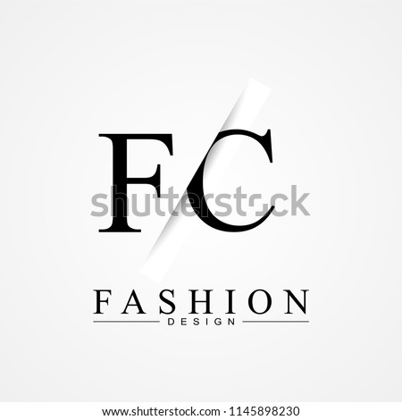 FC letter logo icon