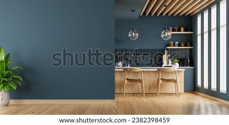 Similar – Image, Stock Photo Kitchen interior with furniture and appliances