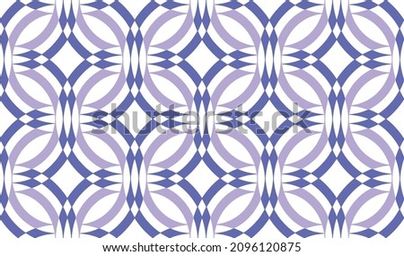 Seamless very peri color geometric pattern vector 商業照片 © 