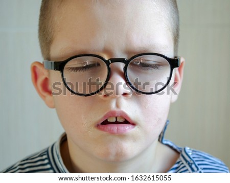 Similar – Image, Stock Photo optical disturbance Child