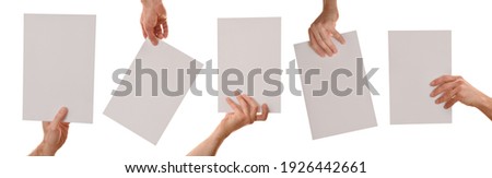 Similar – Image, Stock Photo HOLD SHOW Position
