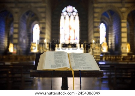 Similar – Image, Stock Photo Old Orthodox church on lake coast