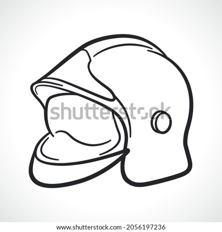 european firefighter helmet black drawing