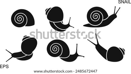 Grape snail logo. Isolated grape snail on white background