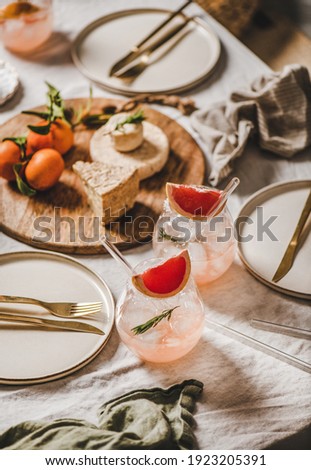 Similar – Image, Stock Photo Tangerines on the table