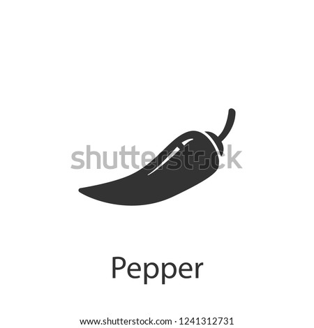 Pepper icon. Element of drink and food icon for mobile concept and web apps. Detailed Pepper icon can be used for web and mobile