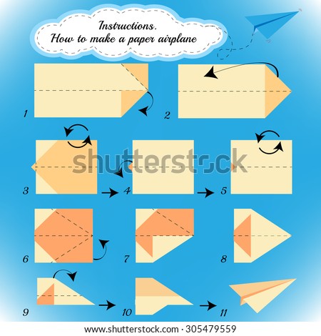 Download Free How To Make A Paper Airplane Step By Step How To Wiki 89 PSD Mockup Template