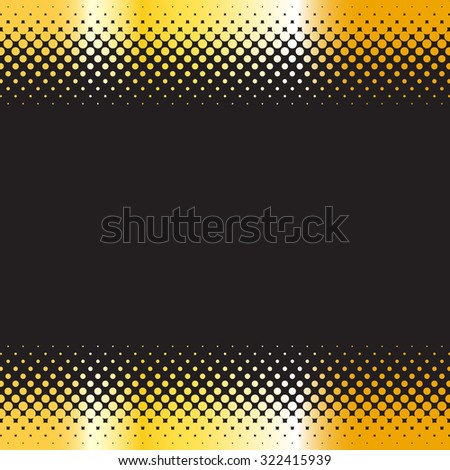 Gold  abstract background. Gold shimmer background with shiny golden and black paillettes. Gold mosaic background. Sparkling gold sequins on a black background