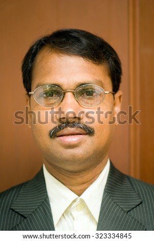 Portrait of Indian businessman, Mumbai, Maharashtra, India, South East Asia