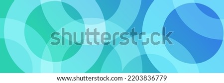 colorful circle shape background design abstract blue and green