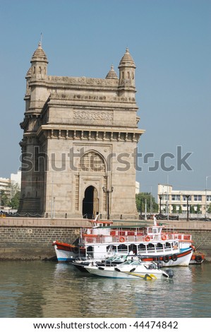 Gateway of India-monument in Mumbai ( Bombay) on Apollo Bunder, India