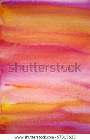 Watercolor pink hand painted art background for scrapbooking, created by me