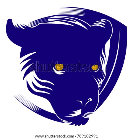 Panther Head Free Vector | 123Freevectors