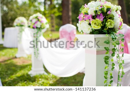 Beautiful wedding decorations
