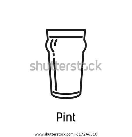 beer cup icon pint